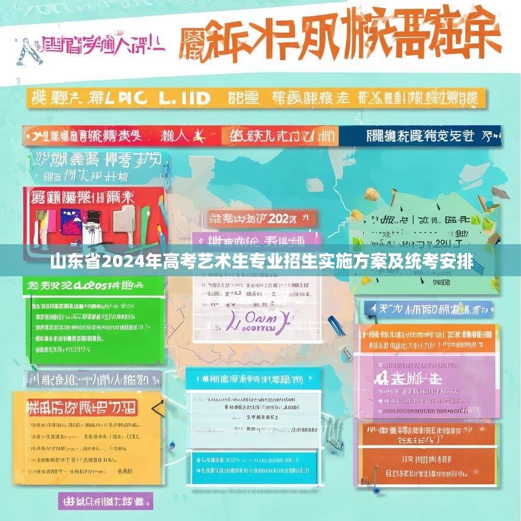 山东省2024年高考艺术生专业招生实施方案及统考安排