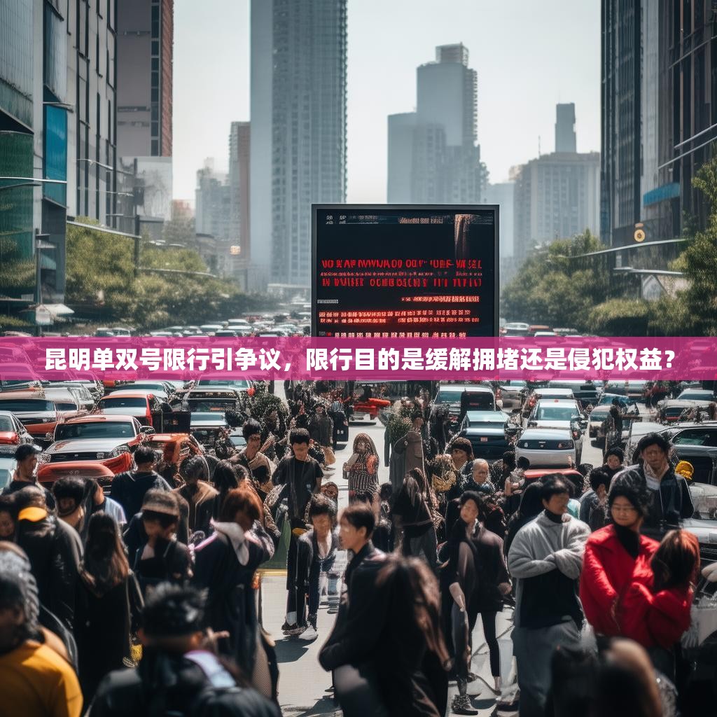 昆明单双号限行引争议，限行目的是缓解拥堵还是侵犯权益？