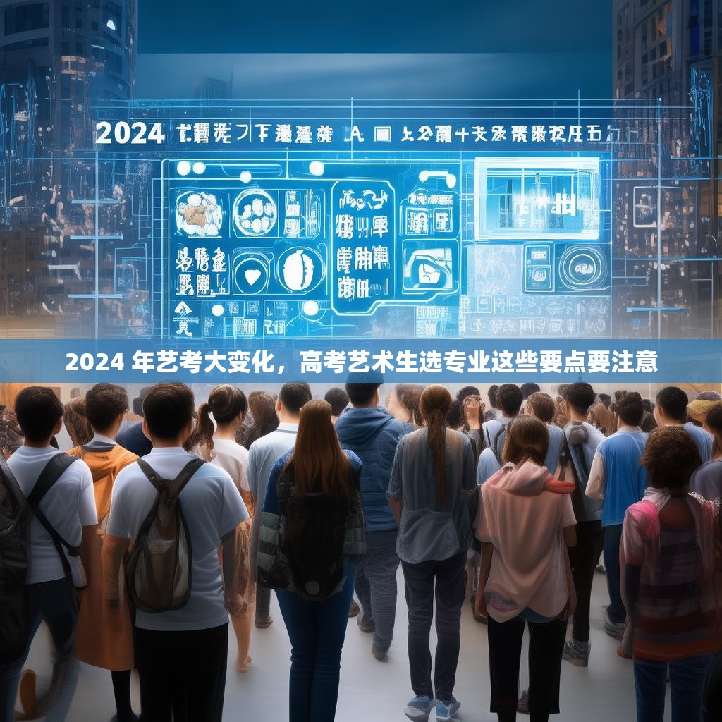 2024 年艺考大变化，高考艺术生选专业这些要点要注意