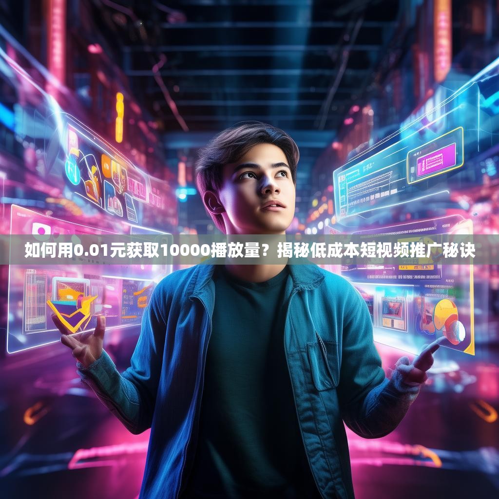 如何用0.01元获取10000播放量？揭秘低成本短视频推广秘诀