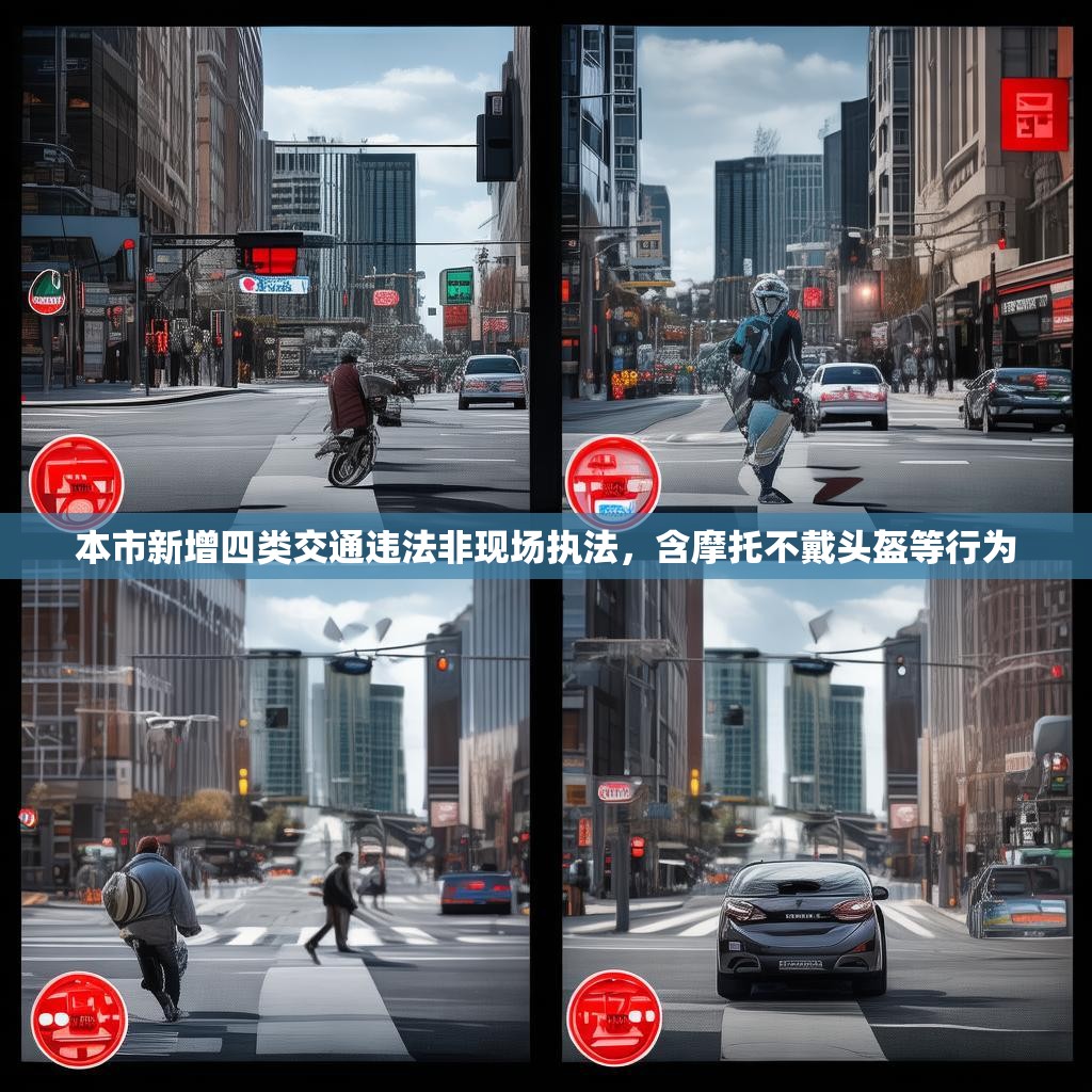 本市新增四类交通违法非现场执法，含摩托不戴头盔等行为