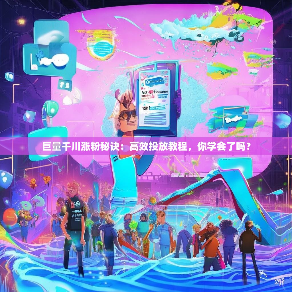 巨量千川涨粉秘诀：高效投放教程，你学会了吗？