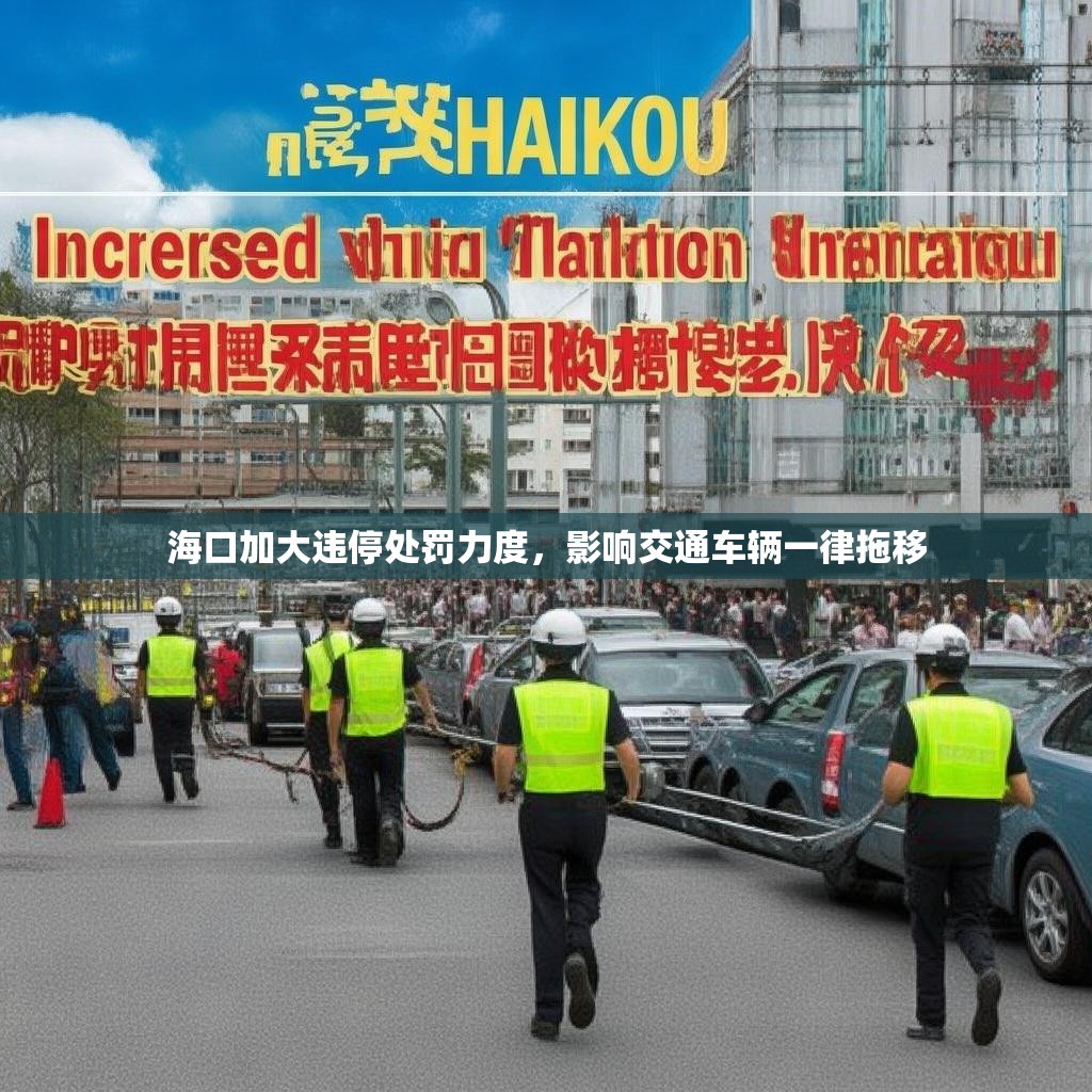 海口加大违停处罚力度，影响交通车辆一律拖移