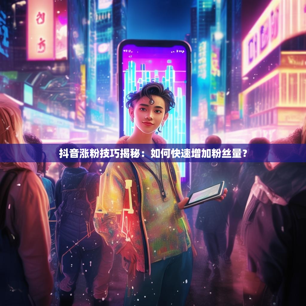 抖音涨粉技巧揭秘：如何快速增加粉丝量？