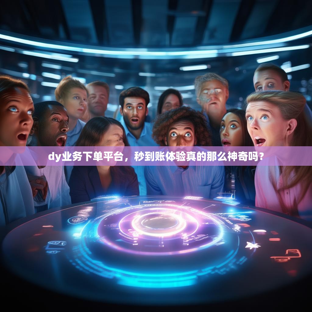 dy业务下单平台，秒到账体验真的那么神奇吗？