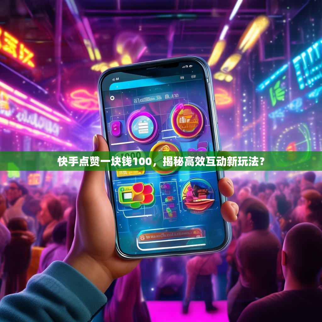 快手点赞一块钱100，揭秘高效互动新玩法？