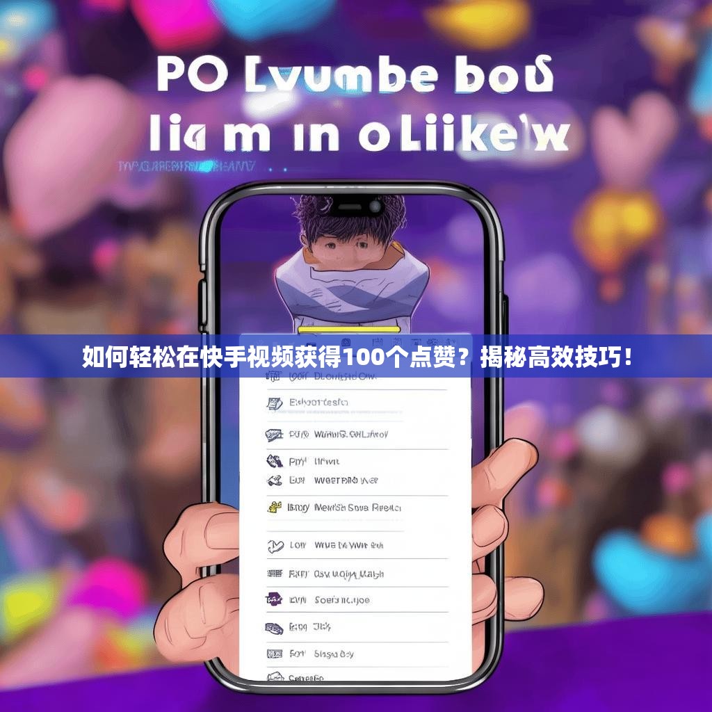 如何轻松在快手视频获得100个点赞？揭秘高效技巧！