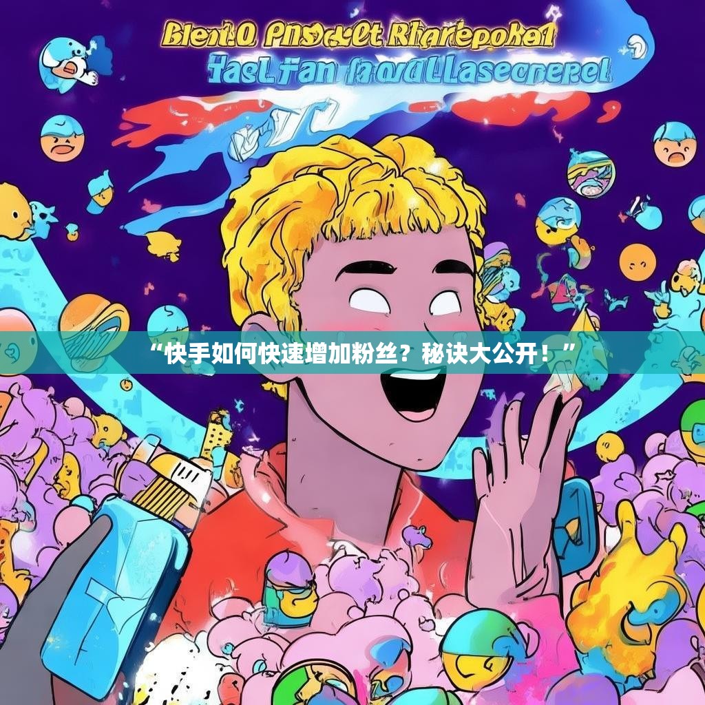 “快手如何快速增加粉丝？秘诀大公开！”