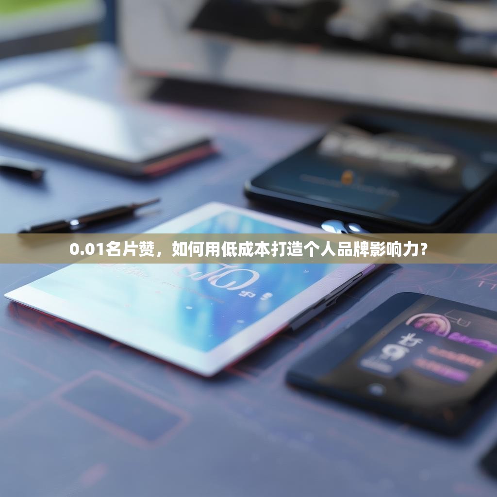 0.01名片赞，如何用低成本打造个人品牌影响力？