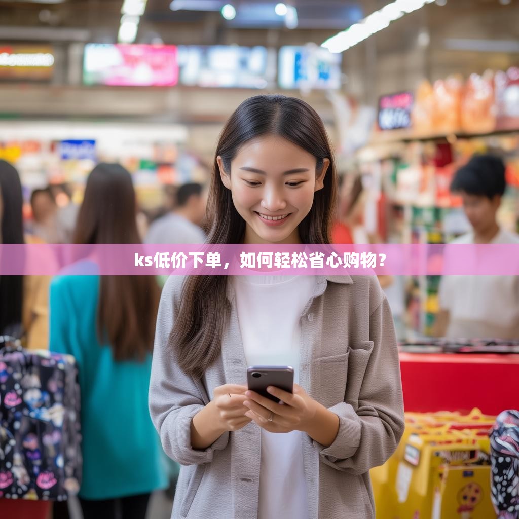 ks低价下单，如何轻松省心购物？