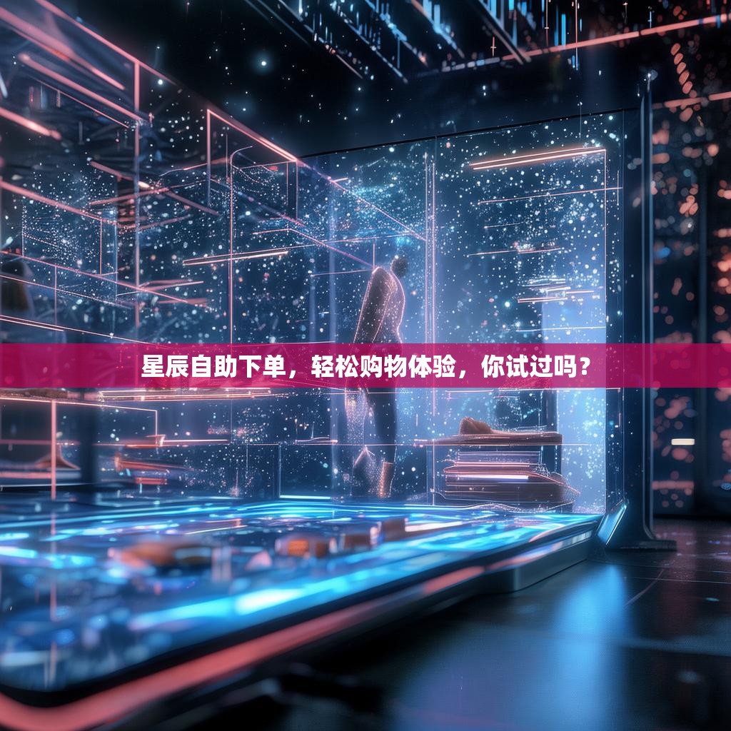 星辰自助下单，轻松购物体验，你试过吗？