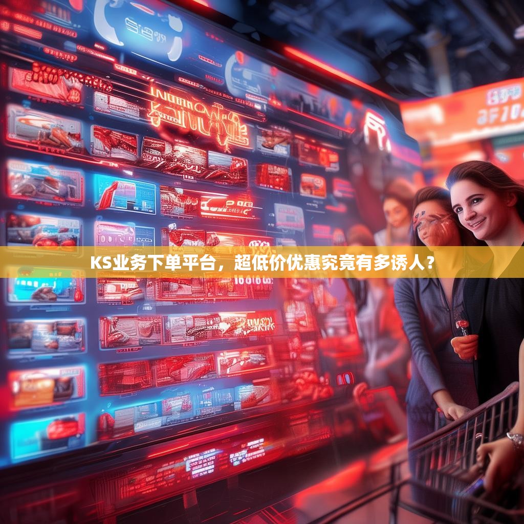 KS业务下单平台，超低价优惠究竟有多诱人？