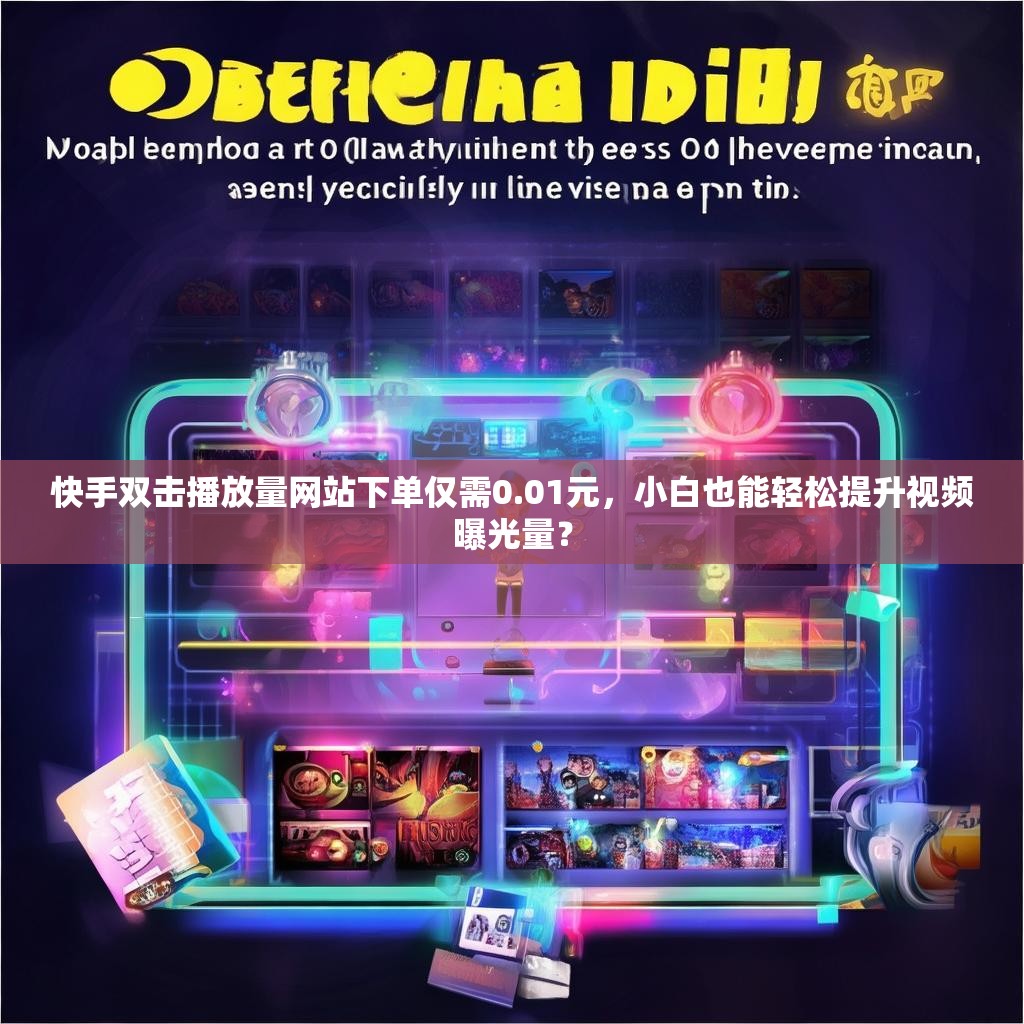 快手双击播放量网站下单仅需0.01元，小白也能轻松提升视频曝光量？