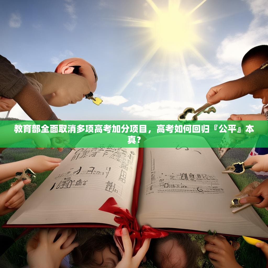 教育部全面取消多项高考加分项目，高考如何回归『公平』本真？