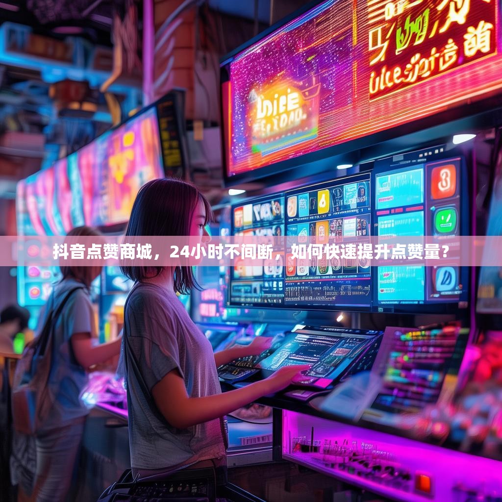 抖音点赞商城，24小时不间断，如何快速提升点赞量？