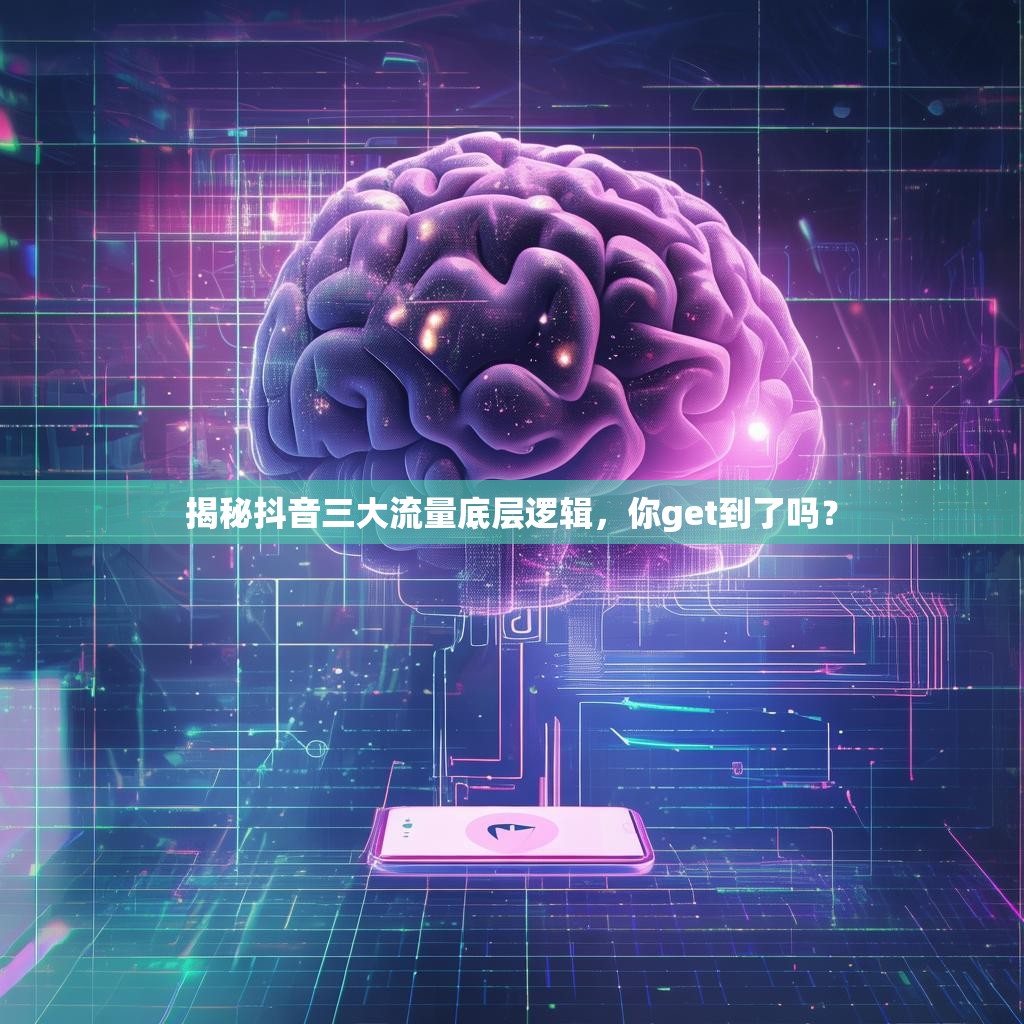 揭秘抖音三大流量底层逻辑，你get到了吗？