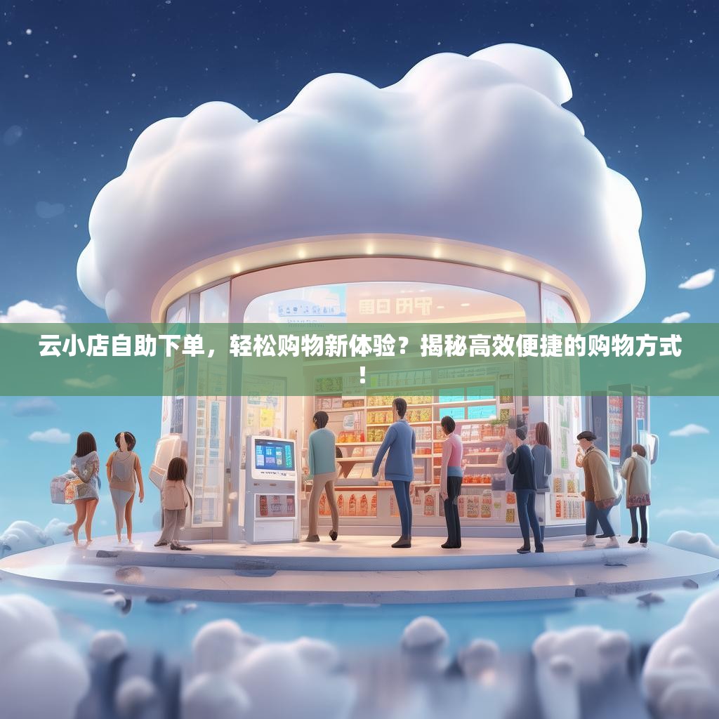 云小店自助下单，轻松购物新体验？揭秘高效便捷的购物方式！