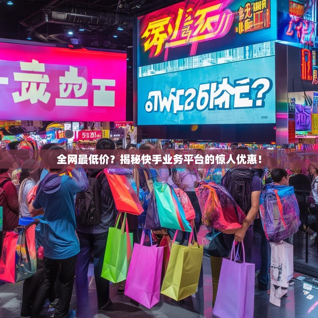 全网最低价？揭秘快手业务平台的惊人优惠！