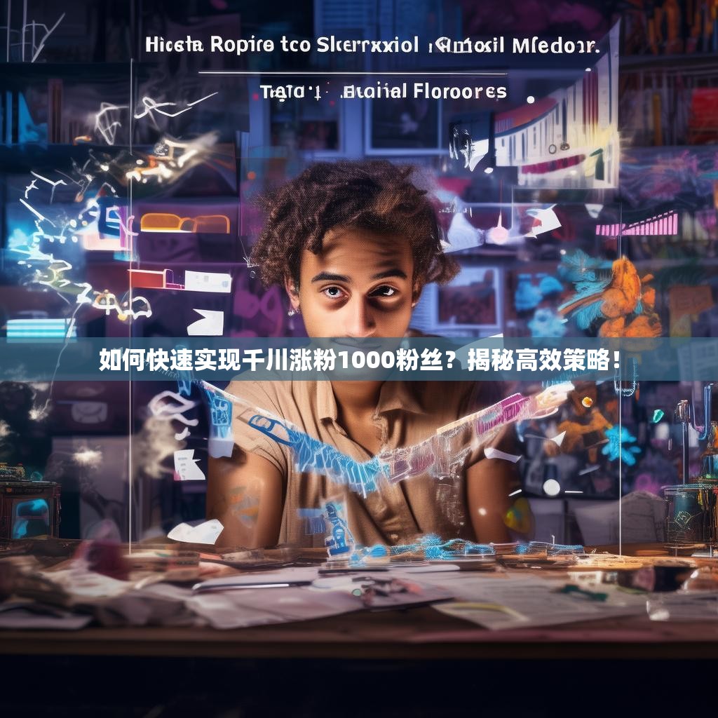 如何快速实现千川涨粉1000粉丝？揭秘高效策略！
