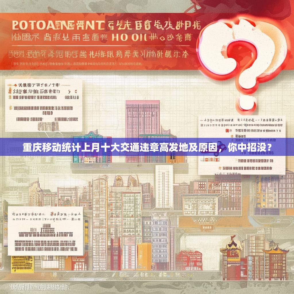 重庆移动统计上月十大交通违章高发地及原因，你中招没？