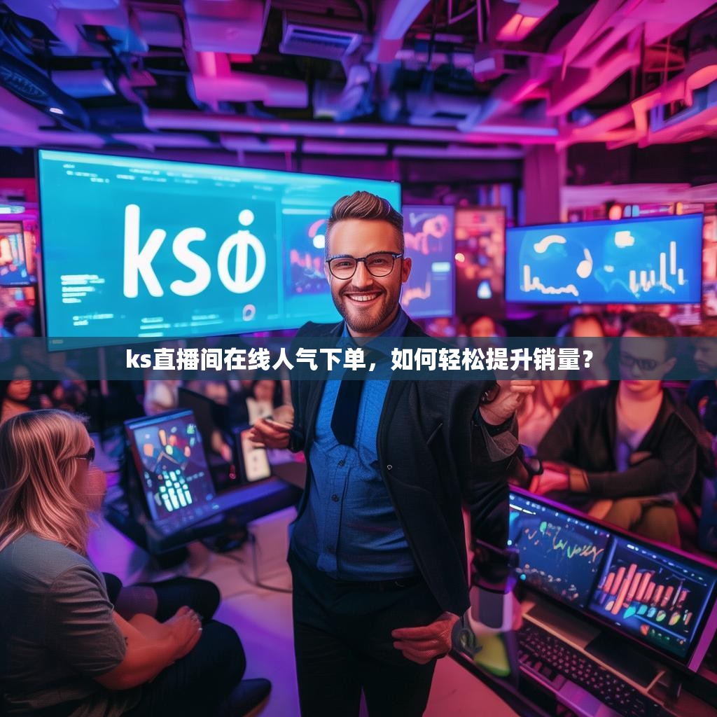 ks直播间在线人气下单，如何轻松提升销量？