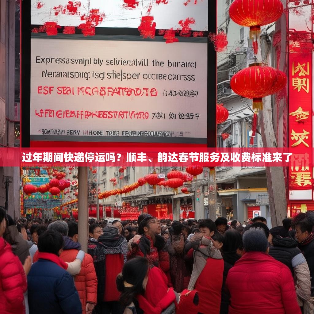 过年期间快递停运吗？顺丰、韵达春节服务及收费标准来了