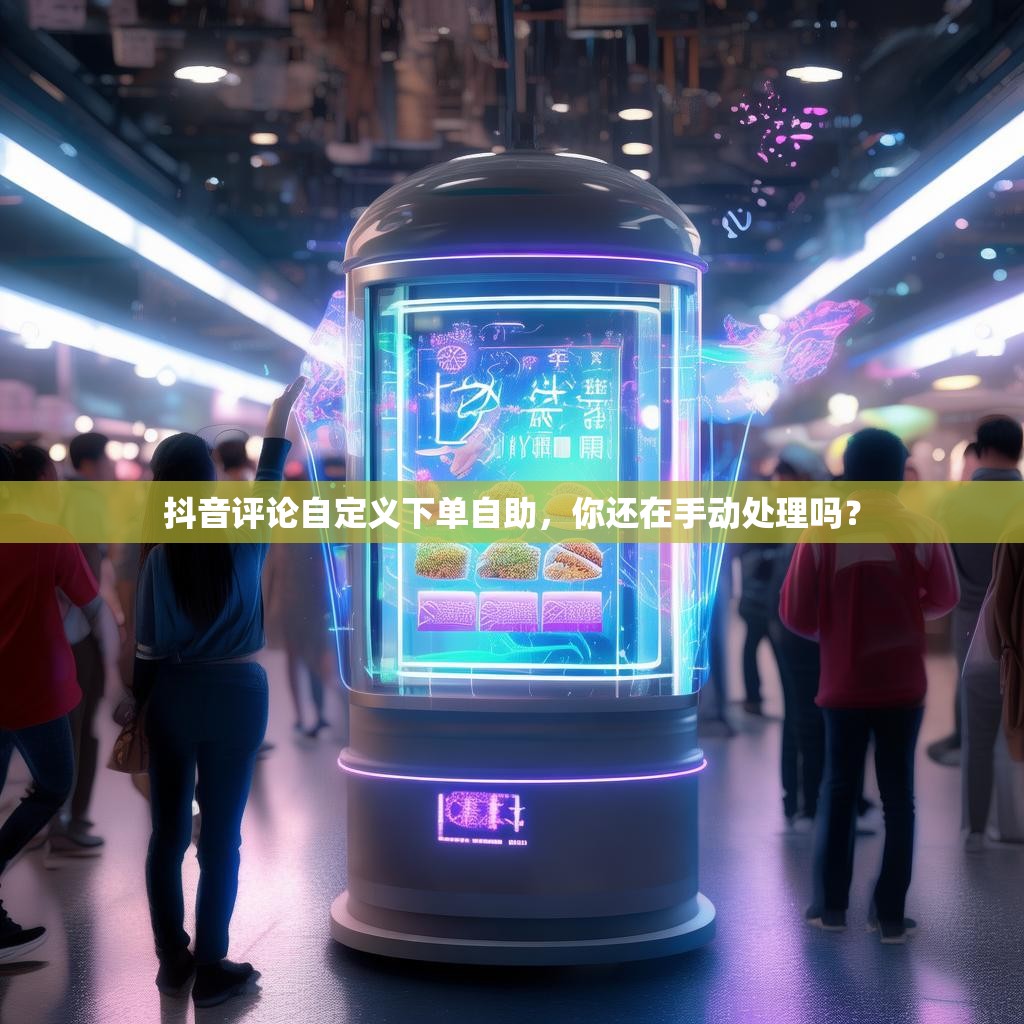 抖音评论自定义下单自助，你还在手动处理吗？