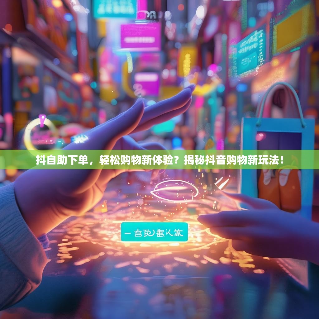 抖自助下单，轻松购物新体验？揭秘抖音购物新玩法！
