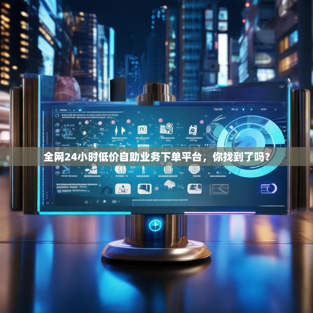 全网24小时低价自助业务下单平台，你找到了吗？
