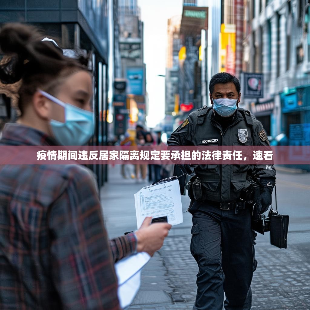 疫情期间违反居家隔离规定要承担的法律责任，速看