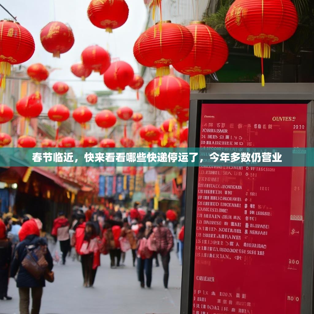 春节临近，快来看看哪些快递停运了，今年多数仍营业