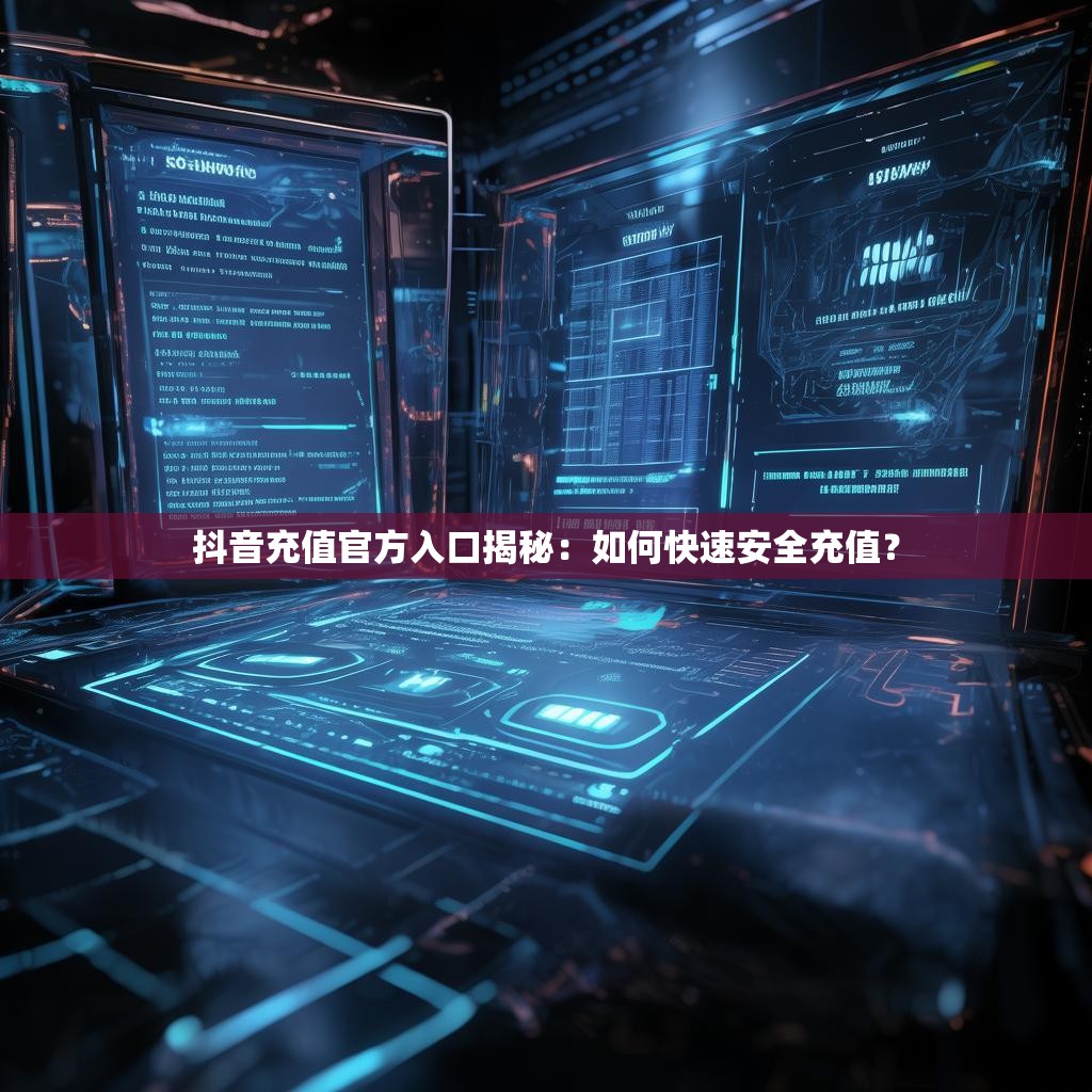 抖音充值官方入口揭秘:如何快速安全充值?