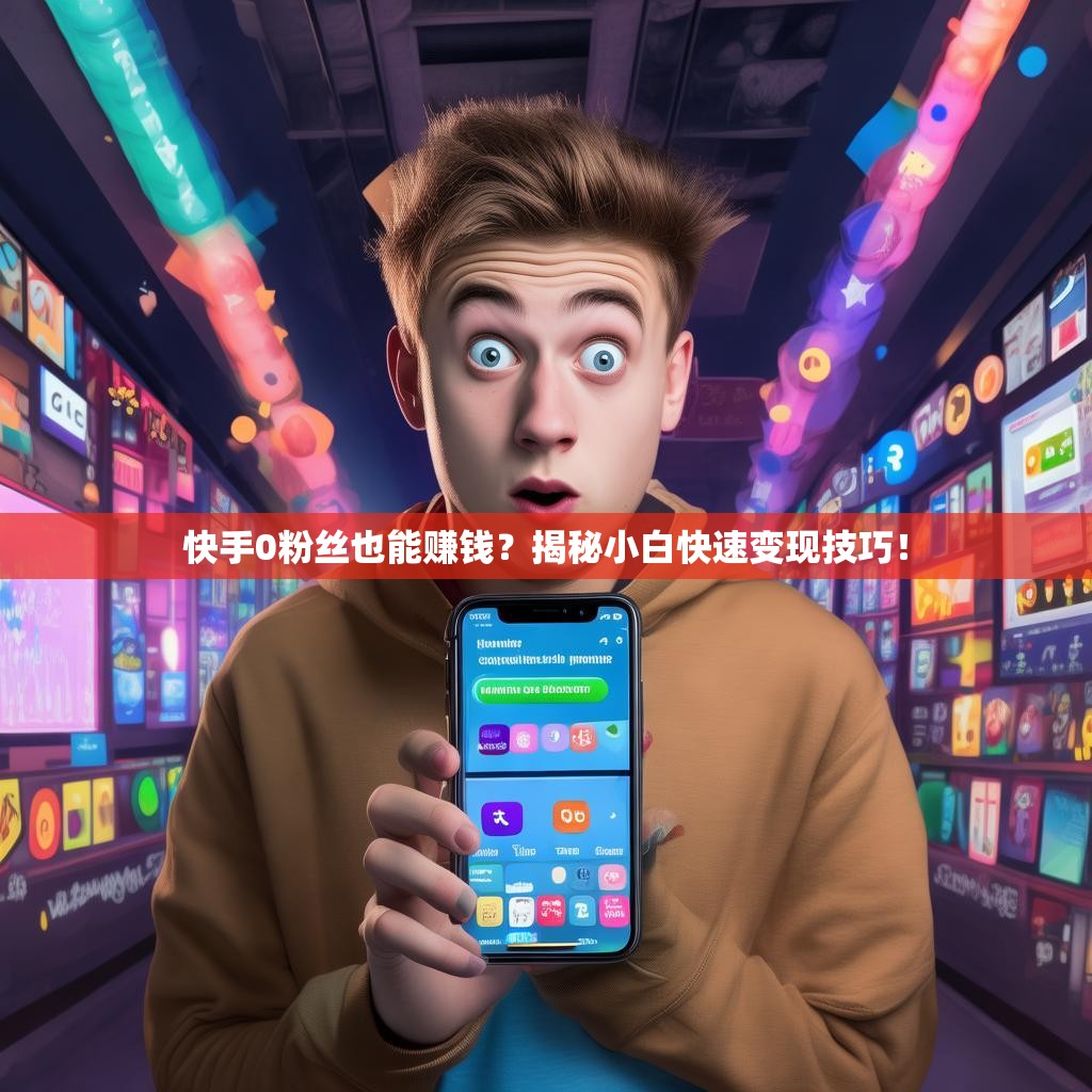 快手0粉丝也能赚钱？揭秘小白快速变现技巧！