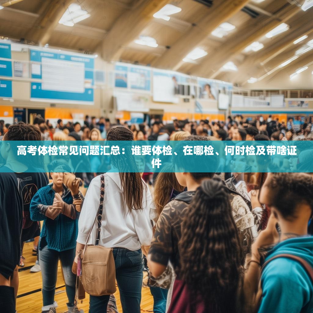 高考体检常见问题汇总：谁要体检、在哪检、何时检及带啥证件