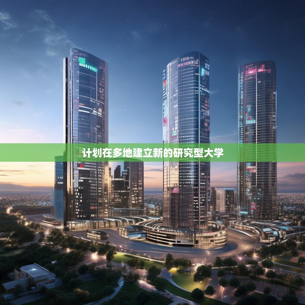 计划在多地建立新的研究型大学