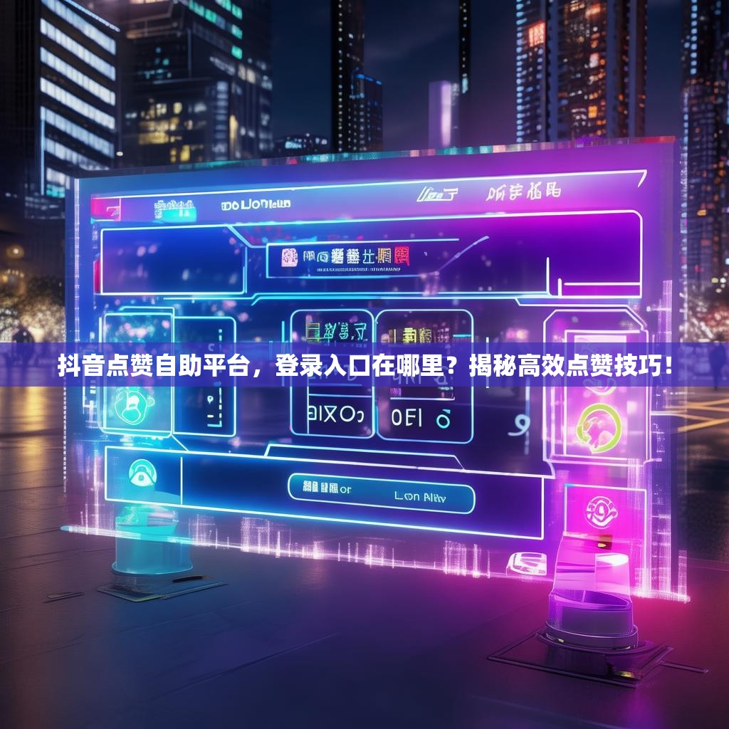 抖音点赞自助平台，登录入口在哪里？揭秘高效点赞技巧！