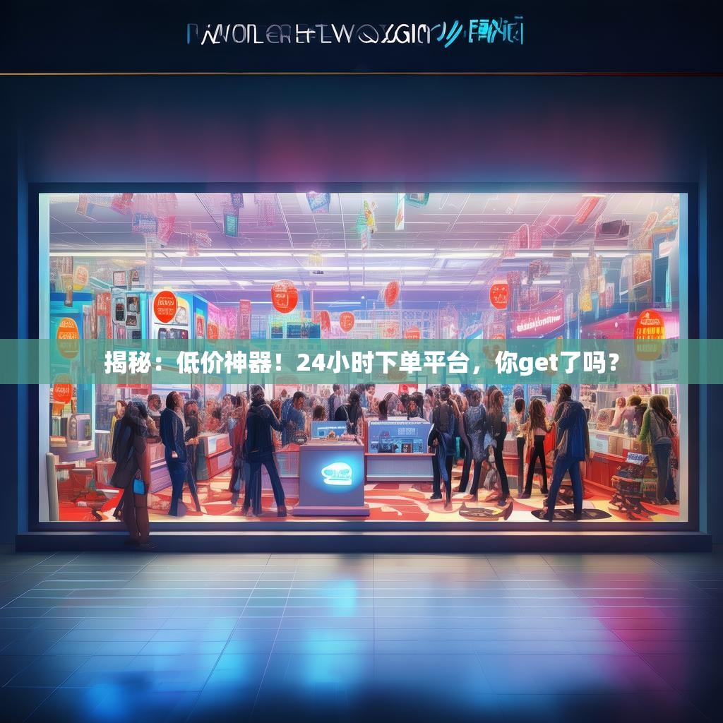 揭秘：低价神器！24小时下单平台，你get了吗？