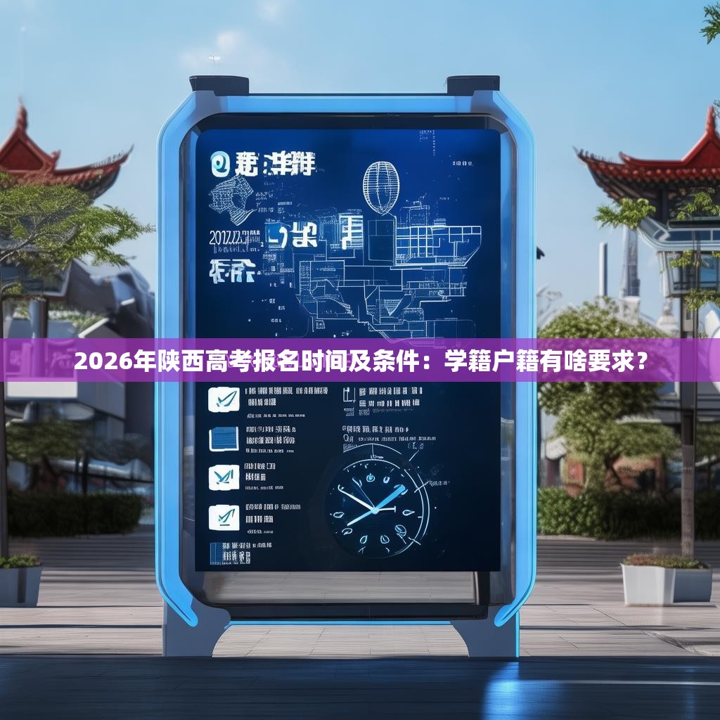 2026年陕西高考报名时间及条件：学籍户籍有啥要求？