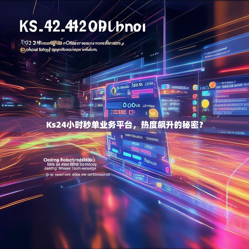 Ks24小时秒单业务平台，热度飙升的秘密？