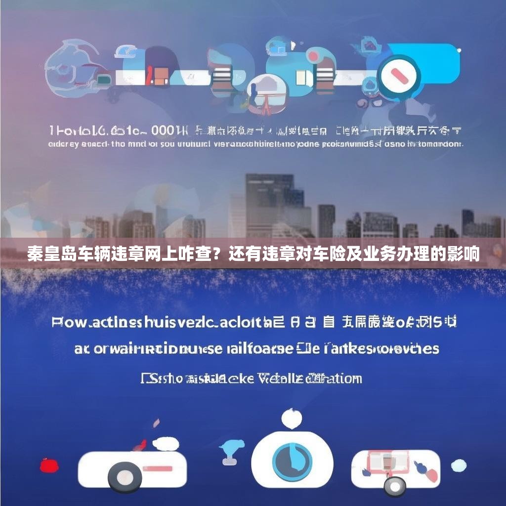 秦皇岛车辆违章网上咋查？还有违章对车险及业务办理的影响