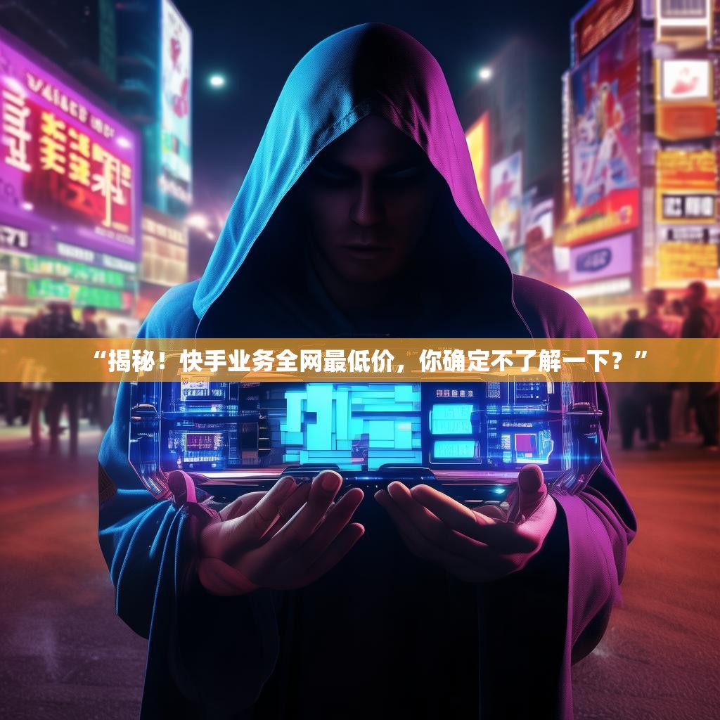 “揭秘！快手业务全网最低价，你确定不了解一下？”