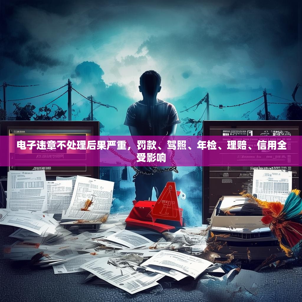 电子违章不处理后果严重，罚款、驾照、年检、理赔、信用全受影响