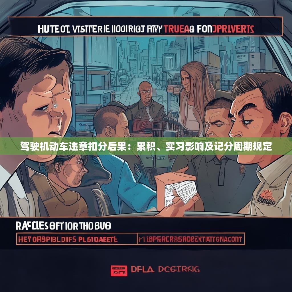 驾驶机动车违章扣分后果：累积、实习影响及记分周期规定