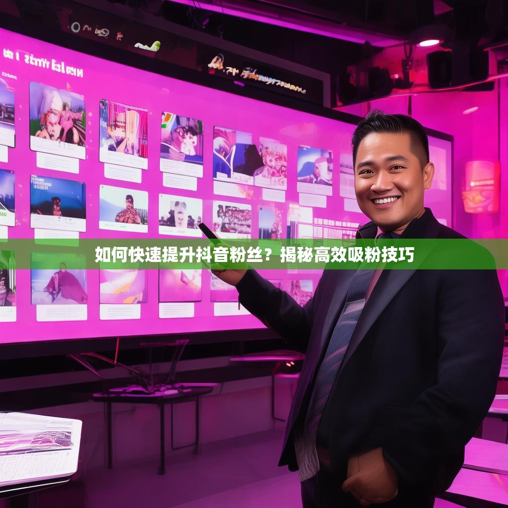如何快速提升抖音粉丝？揭秘高效吸粉技巧