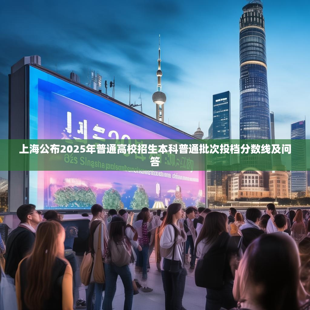 上海公布2025年普通高校招生本科普通批次投档分数线及问答
