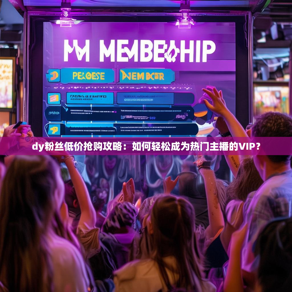dy粉丝低价抢购攻略：如何轻松成为热门主播的VIP？