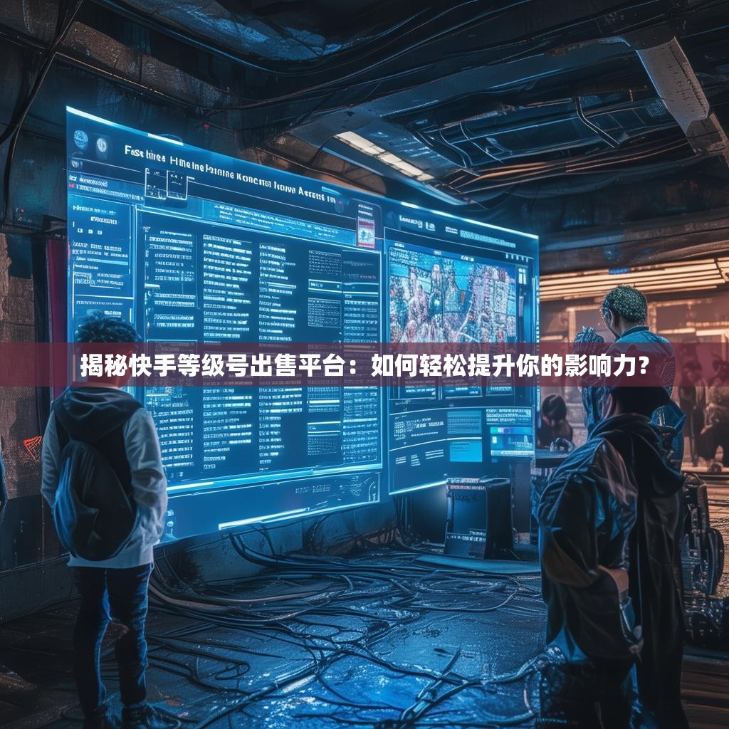 揭秘快手等级号出售平台：如何轻松提升你的影响力？
