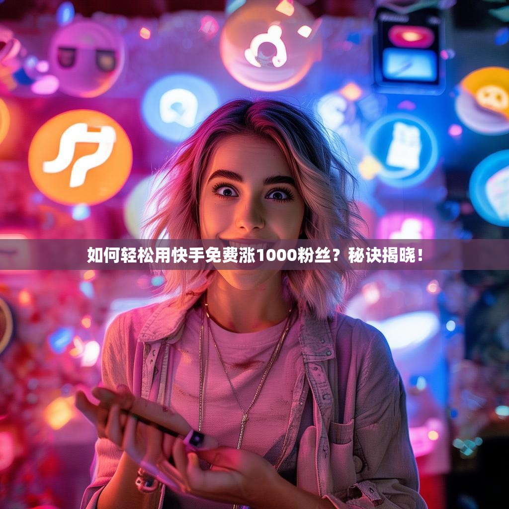 如何轻松用快手免费涨1000粉丝？秘诀揭晓！