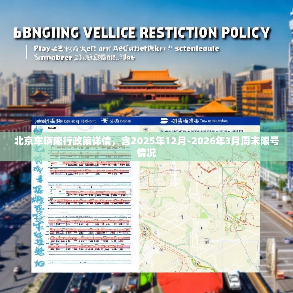 北京车辆限行政策详情，含2025年12月-2026年3月周末限号情况