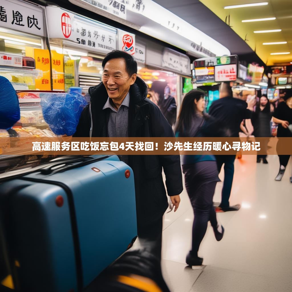 高速服务区吃饭忘包4天找回！沙先生经历暖心寻物记